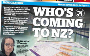The front page story Winston Peters condemned as "propaganda".