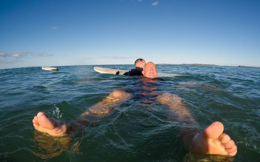 Grant Bradley Practicing a Rescue