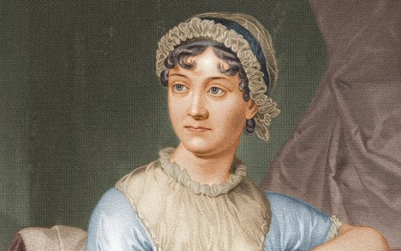 A portrait of Jane Austen based on a drawing by her sister Cassandra.