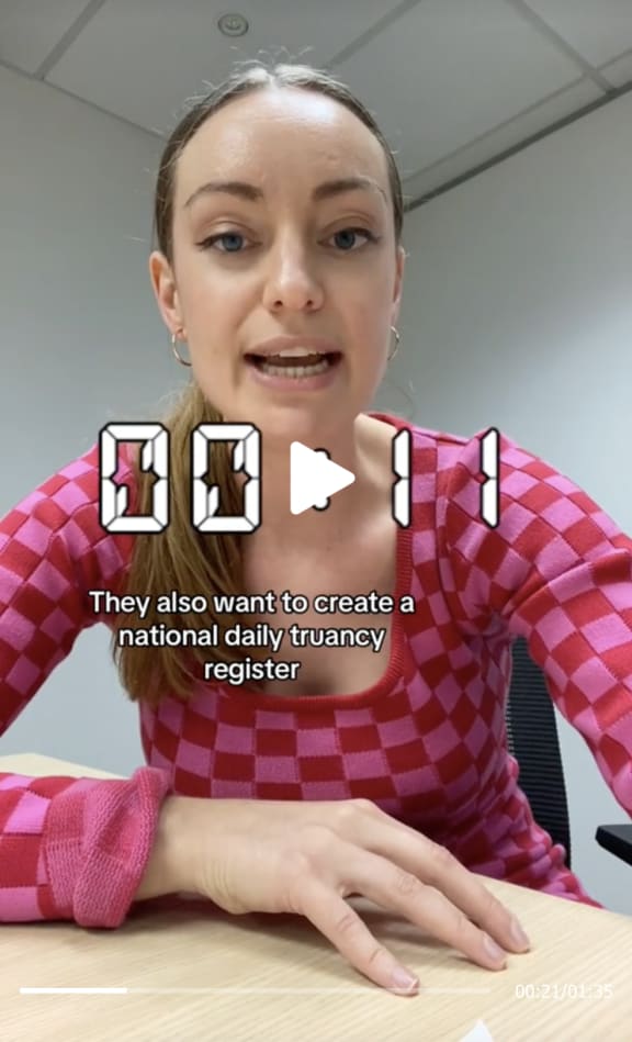 Anna Harcourt hosting her Politics in 60 Seconds series