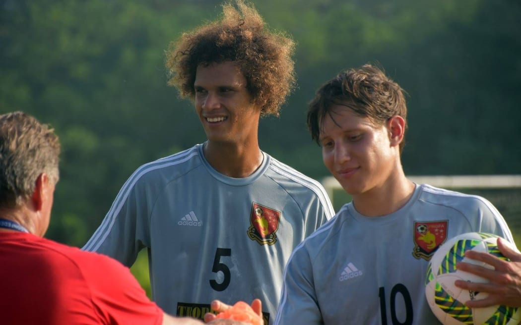 Flemming Serritslev (L) is happy to have David Browne (R) back in the squad.