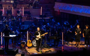 Louis Baker and Auckland Philharmonia Orchestra at the Auckand Town Hall.