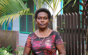 The deputy mayor of Arawa in Bougainville, Genevieve Korokoro.