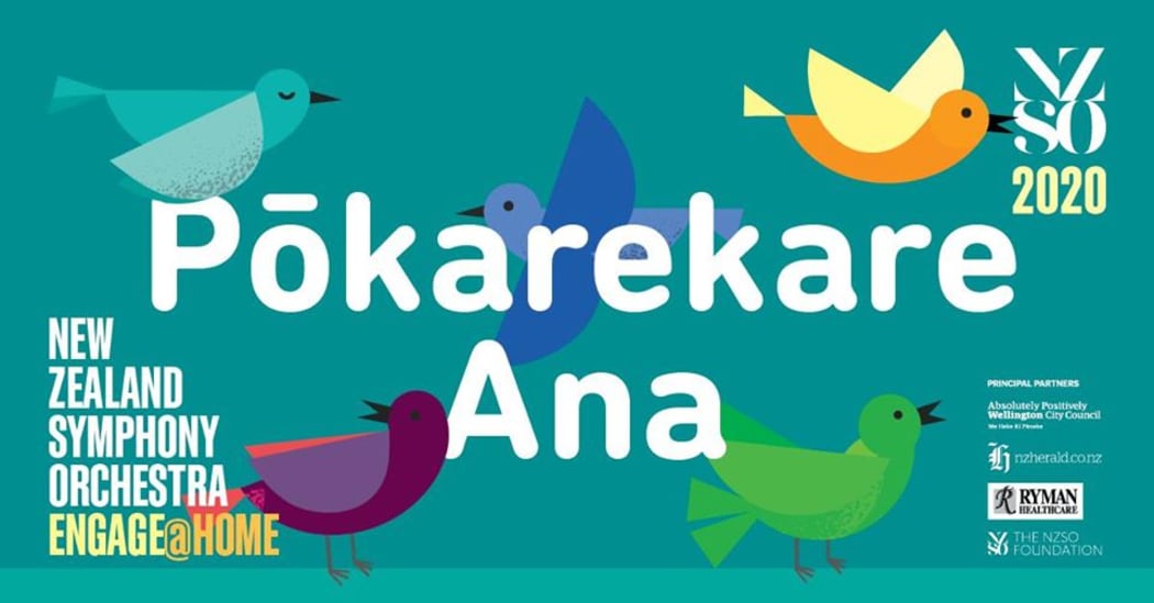 NZSO ENGAGE@Home - Pōkarekare Ana logo