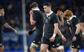 Will Jordan of New Zealand dejected.