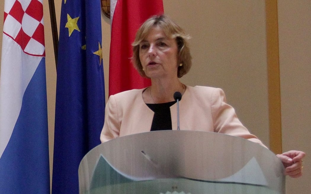 Croatian Foreign Minister Vesna Pusic Stipe Mayic / Anadolu Agency