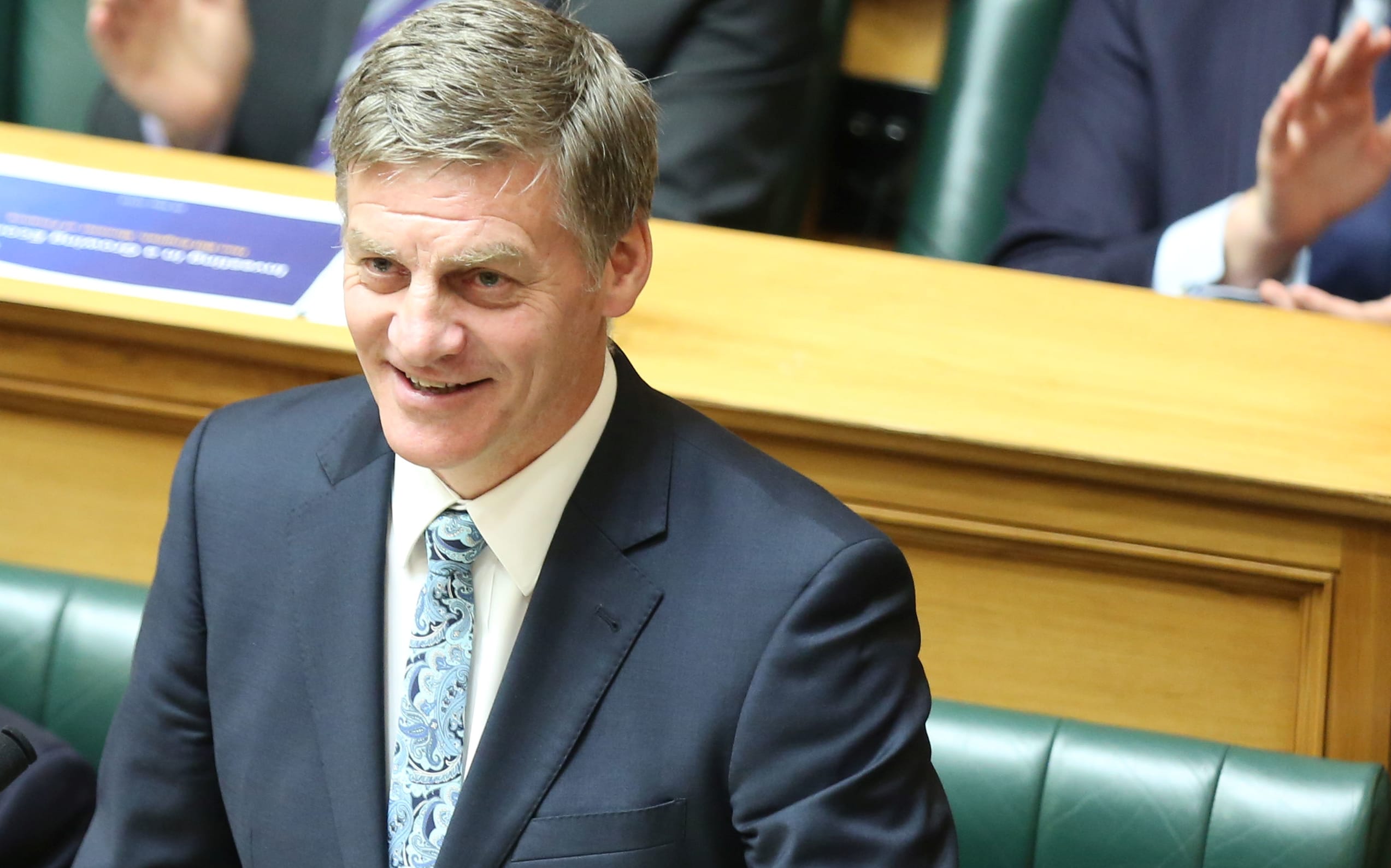 Finance Minister Bill English delivers his Budget 2016 speech to Parliament.