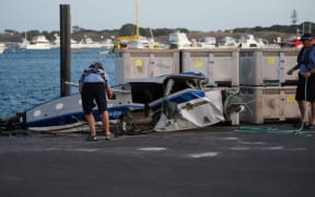 Plane wreckage, Rottnest island crash