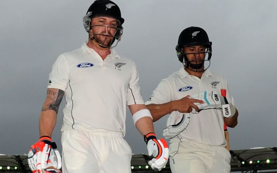 Brendon McCullum and Ross Taylor