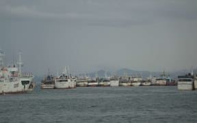 Fishing boats in Suva Harbour, Fiji
