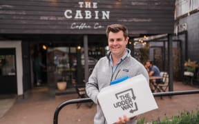 Ed Crick founded The Udder Way, a company which makes milk kegs, after growing concerned about the overwhelming number of plastic milk bottles used in cafes he used to run in Tasmania.