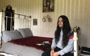 Roy Irwin relaxing at home.