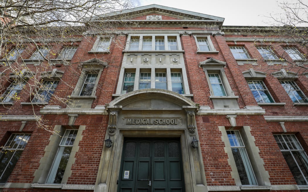 Red Lecture theatre building