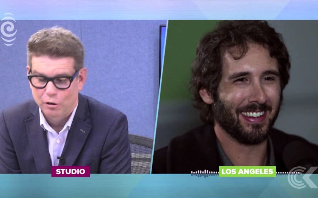Josh Groban returns to New Zealand: RNZ Checkpoint