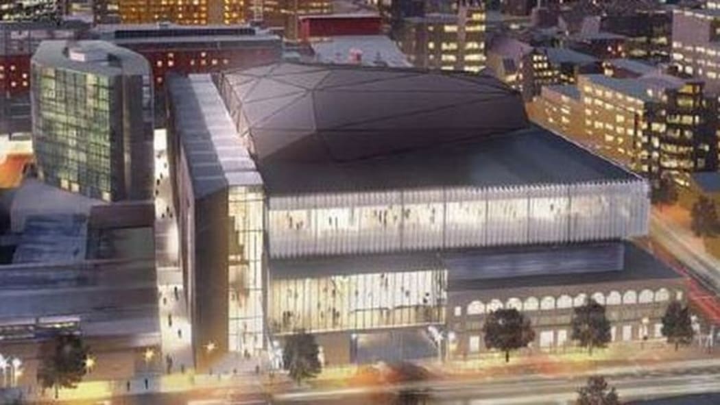An artist's impression of the convention centre.