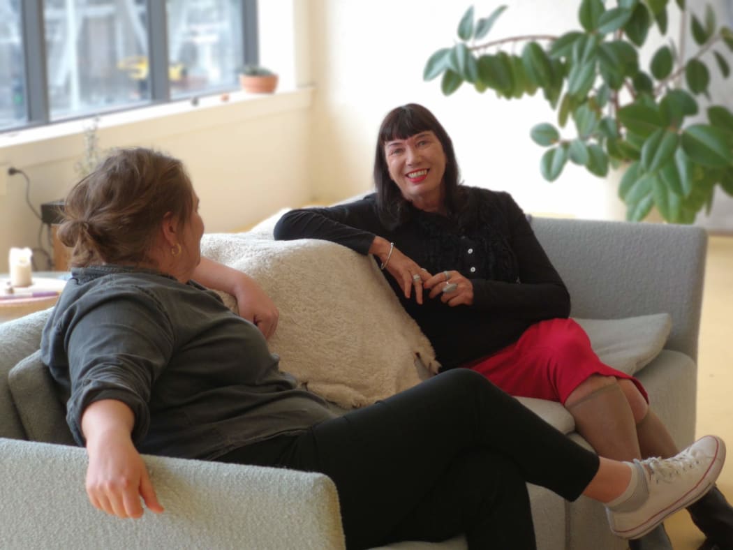 Alice Snedden & Dame Catherine Healy