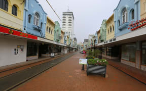 New Regent Street in Christchurch.