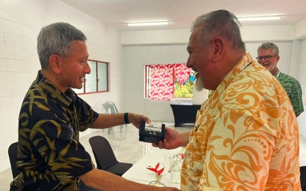French Polynesia’s President Moetai Brotherson held bilateral talks with Singapore’s Prime Minister Vivian Balakrishnan at last November’s Pacific Islands Forum leaders summit in Rarotonga.