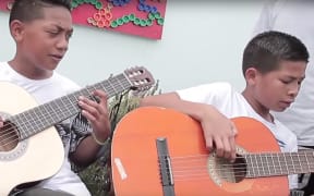 Favona students filmed a tribute to Jonah Lomu
