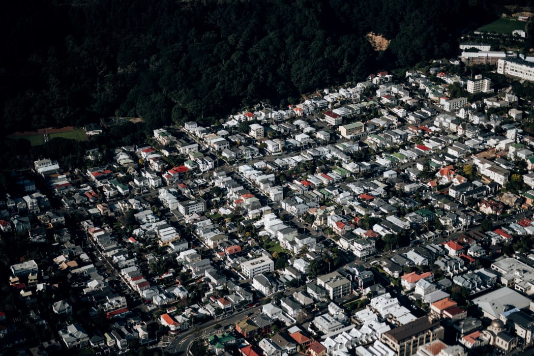 Housing in Mount Victoria, Wellington.