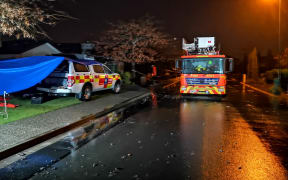 The scene of the explosion remains cordoned off tonight.