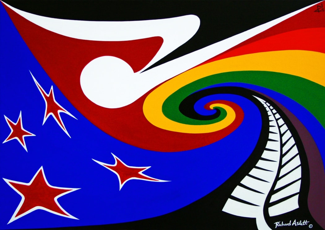 Richard Aslett's 'eNZign' breaks away from the 'usual drab designs doing the rounds'.