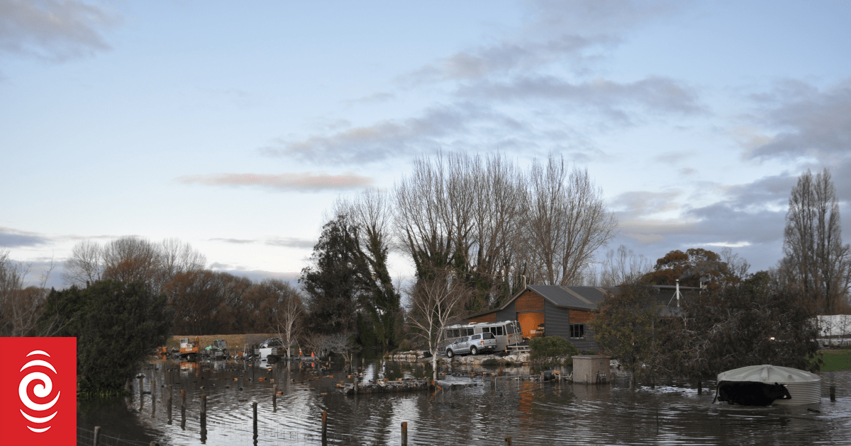 Riwaka couple's house surrounded by water after Tasman, Nelson flooding