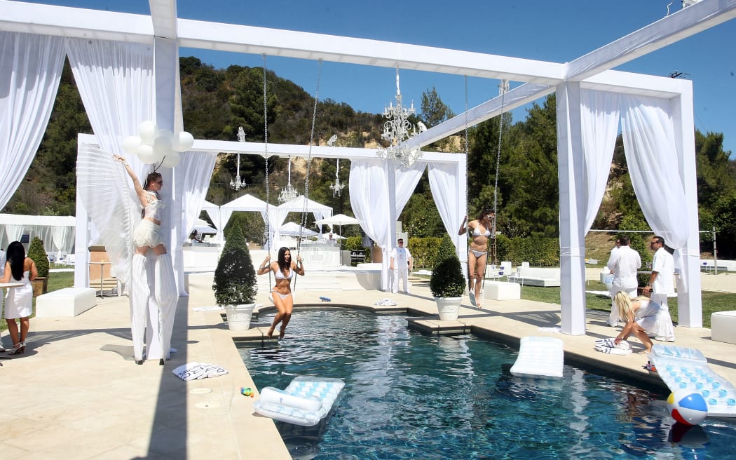 A general view of atmosphere at the White Party hosted by Sean 