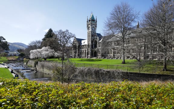 Clock tower building on campus