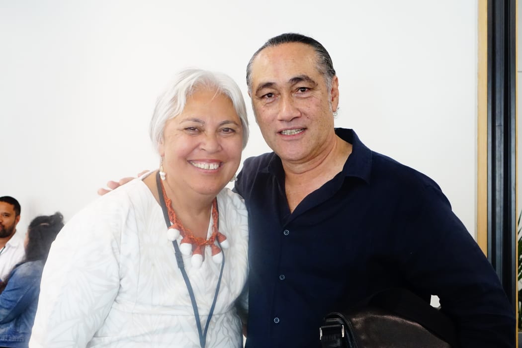 Luamanuvao Winnie Laban
Assistant Vice-Chancellor (Pasifika) Victoria University (L) and Lemi Ponifasio is a choreographer, dancer, stage director,
designer and visual artist