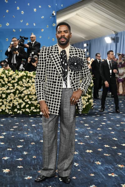 US actor Colman Domingo arrives for the 2025 Met Gala at the Metropolitan Museum of Art on May 5, 2025, in New York.