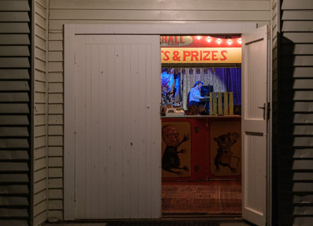 Entry to the Matapiro Hall, one of several dozen community halls in Hawke's Bay staging Small Hall Sessions.