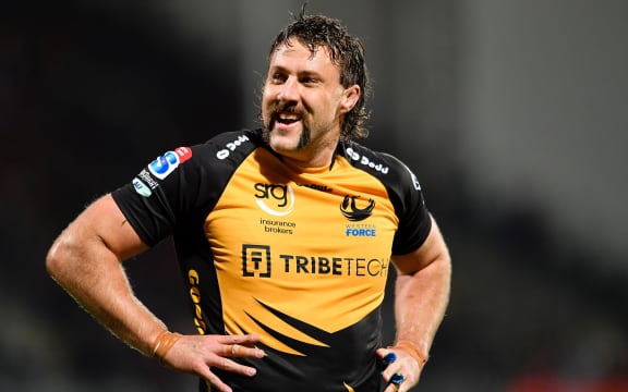 Jeremy Thrush of the Force during the Sky Super Rugby Trans-Tasman match, Crusaders V Force, at Orangetheory Stadium, Christchurch, New Zealand, 4th June 2021.