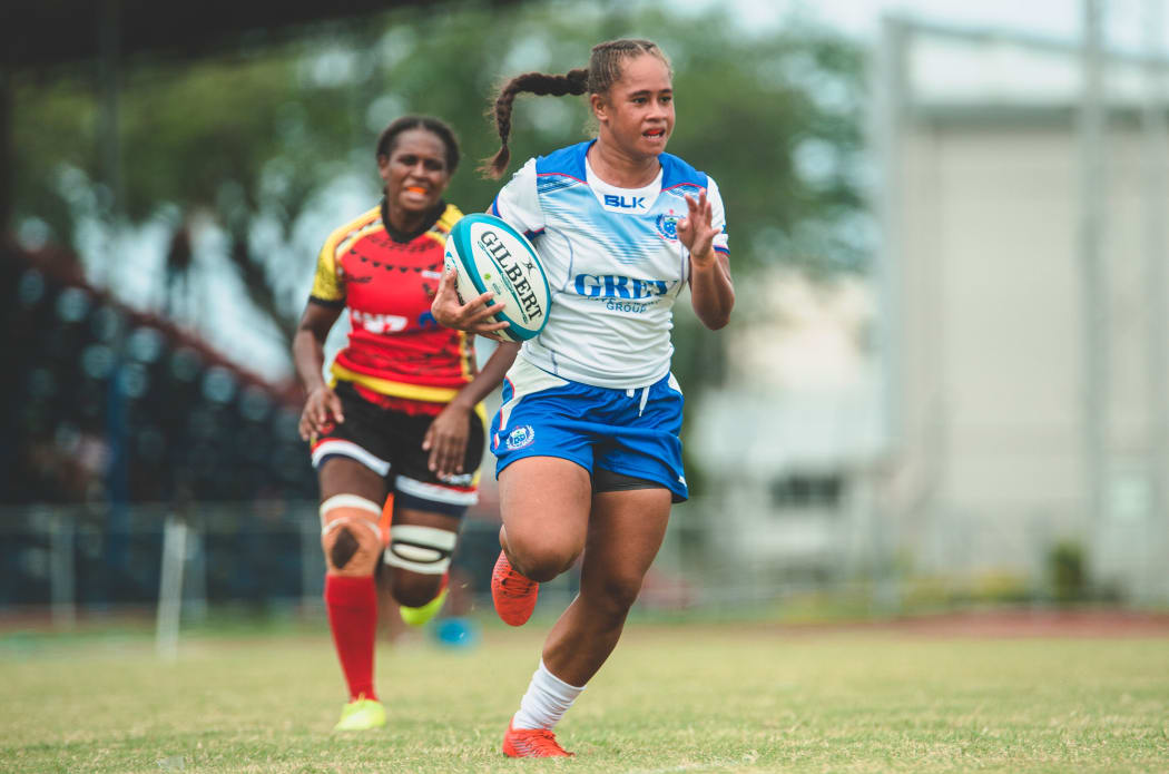 The Manusina ran in nine tries against the PNG Palais.