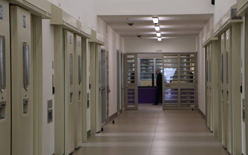 Paremoremo Prison’s ward in the new wing.