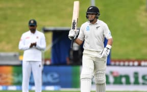 Ross Taylor during day four of the second Test between the Black Caps and Bangladesh.