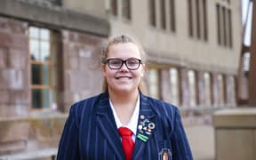 Maddison McQueen-Davies won the Young Leader award at last night's Women of Influence awards in Auckland