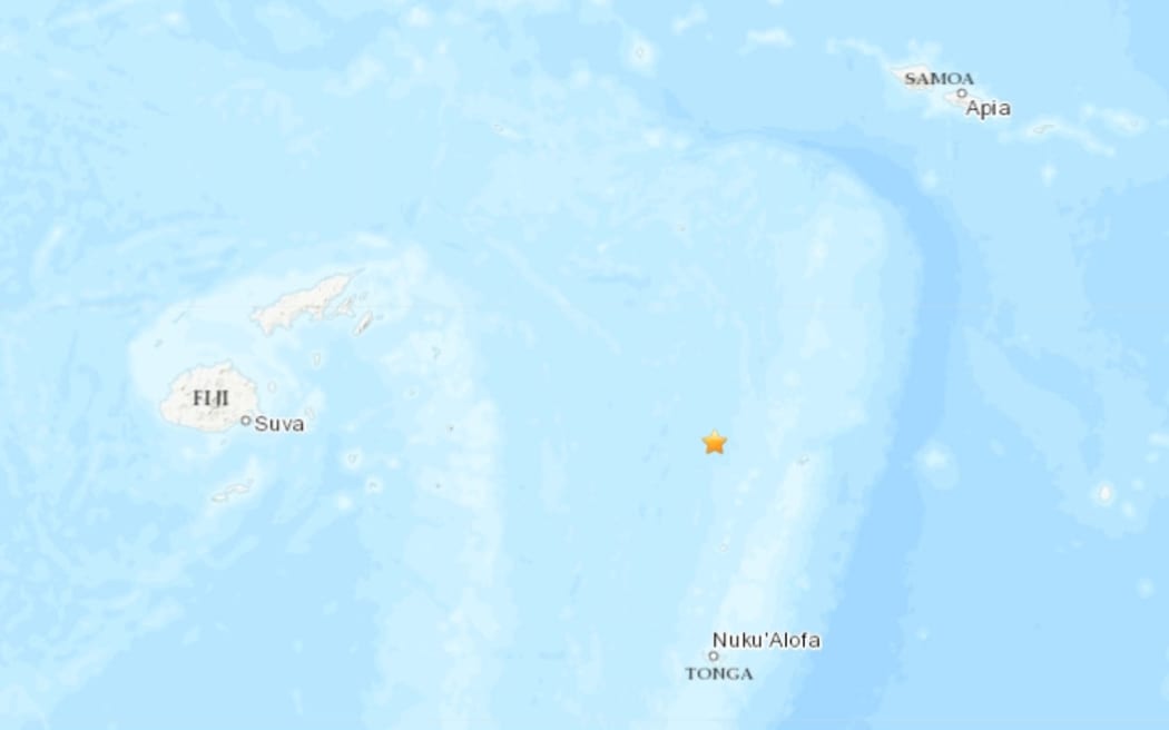 The 6.9 earthquake was centred 131km WNW of Neiafu, Tonga, the USGS said..