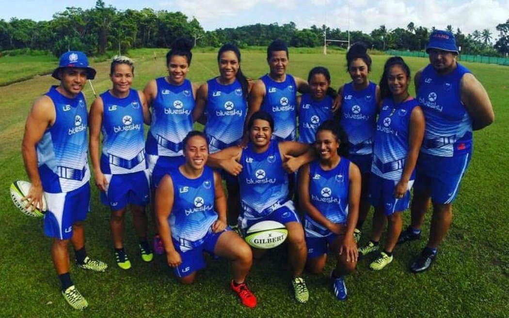 The Manusina squad all smiles during their training camp in Fiji.