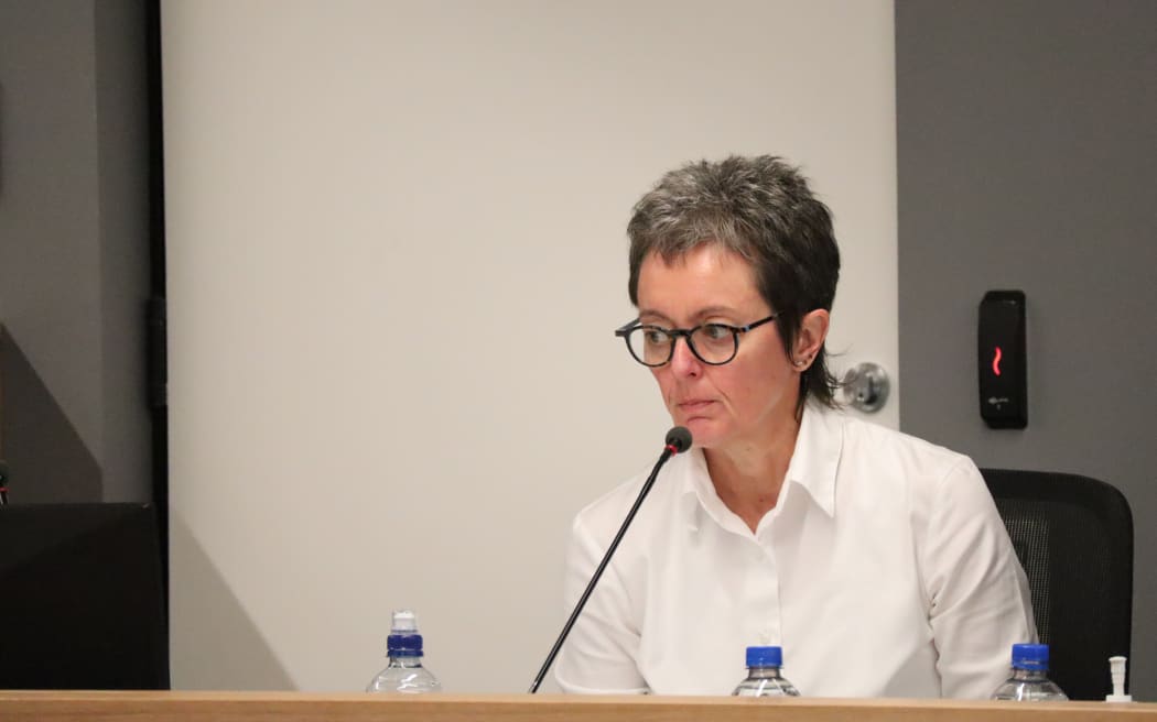 Oranga Tamariki senior manager Paula Attrill at the Royal Commission Abuse in Care inquiry hearing on 23 August 2022.