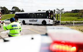 The driver of the bus was killed in the crash.