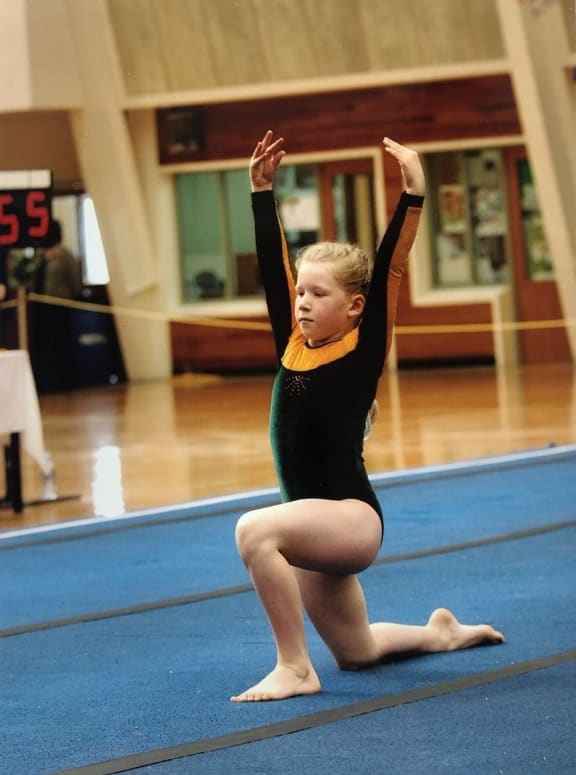 lauren Bruce at the 2005 South Island Gymnastic Championships.