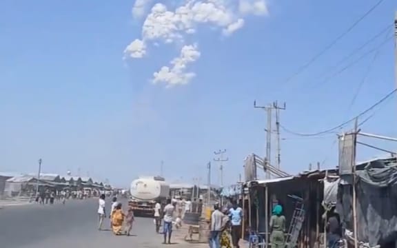 Hayli Gubbi volcano in the Afar region in Ethiopia's northeast erupted on Sunday, 23 November 2025.