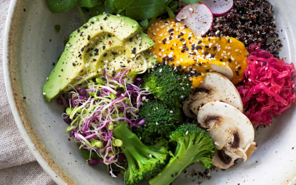 Christmas salad - the yoga bowl