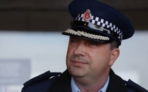 A news conference after a man fleeing police died after he stopped his car on the Auckland Harbour Bridge and jumped over the side.
