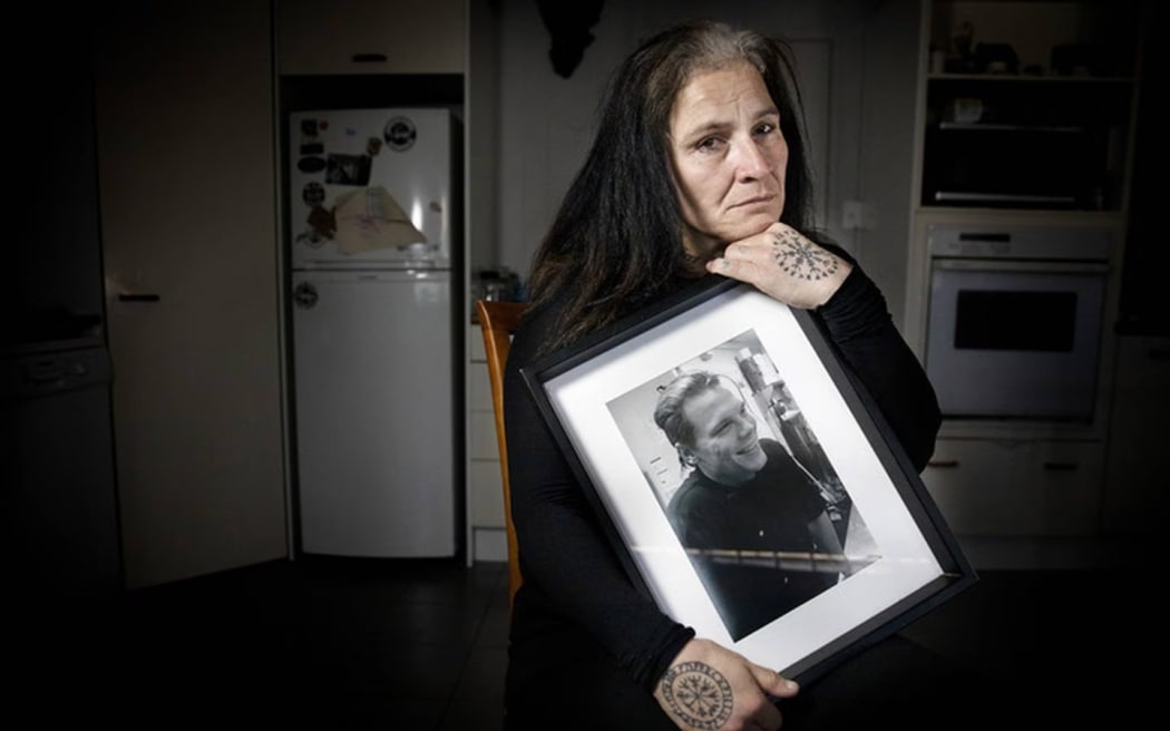 Dannette Vrijs, mother of Robert Nelson who was fatally shot
