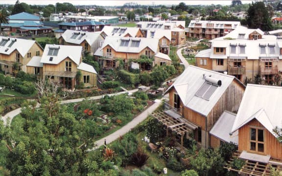 The Earthsong co-housing project Auckland.