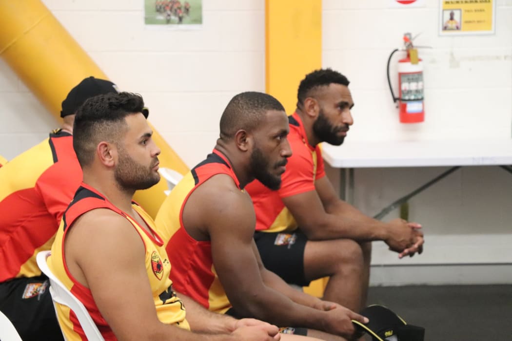 Rhyse Martin, (foreground), will captain the Kumuls