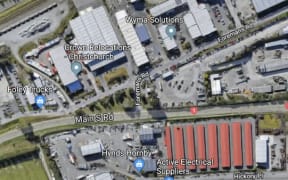 A serious crash took place on the corner of Main South Road and Foremans Road in Hornby, Christchurch.
