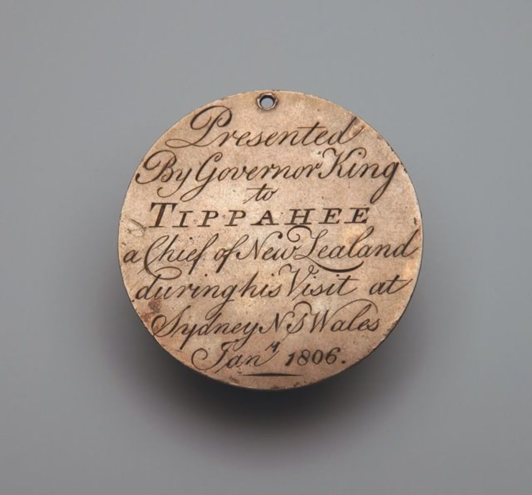 Te Pahi's silver medal.